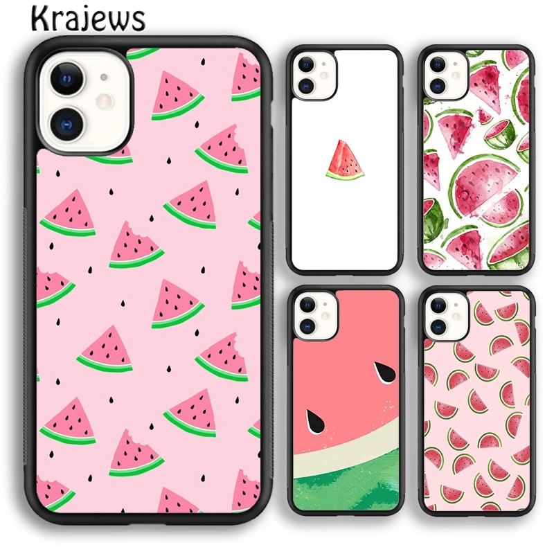 Новейший чехол krajew для телефона с изображением фруктов арбуза дыни iPhone 5 SE 6s 7 8 plus X