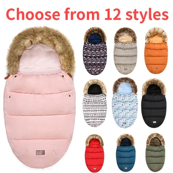 

Baby Stroller Sleeping Bag Winter Warm Sleepsacks Robe For Infant Wheelchair Envelopes For Newborns Baby winter travel to keep