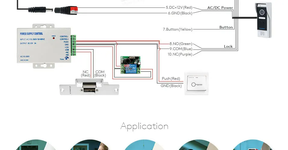 HOMSECUR " проводной wifi IP RJ-45 видео и аудио Смарт IP видео домофон 1.3MP дверной Звонок камера удаленный разблокировка поддержка