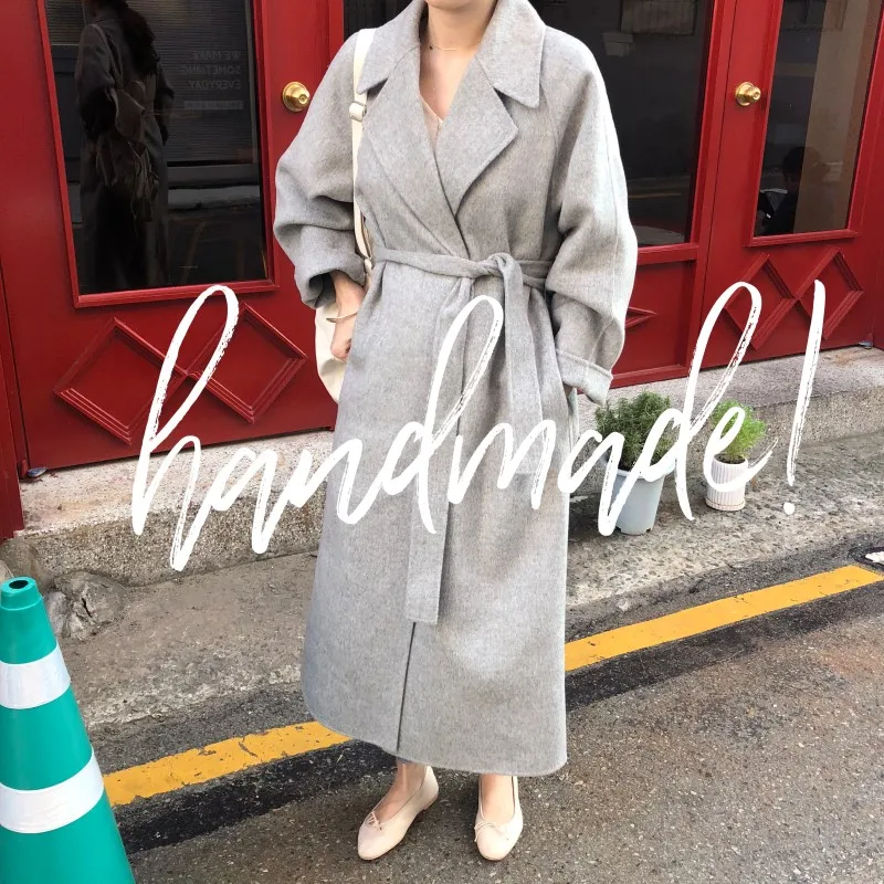 Женское корейское зимнее длинное пальто, верхняя одежда, пальто свободного размера плюс, кардиганы с длинным рукавом, манто Femme Hiver, элегантное