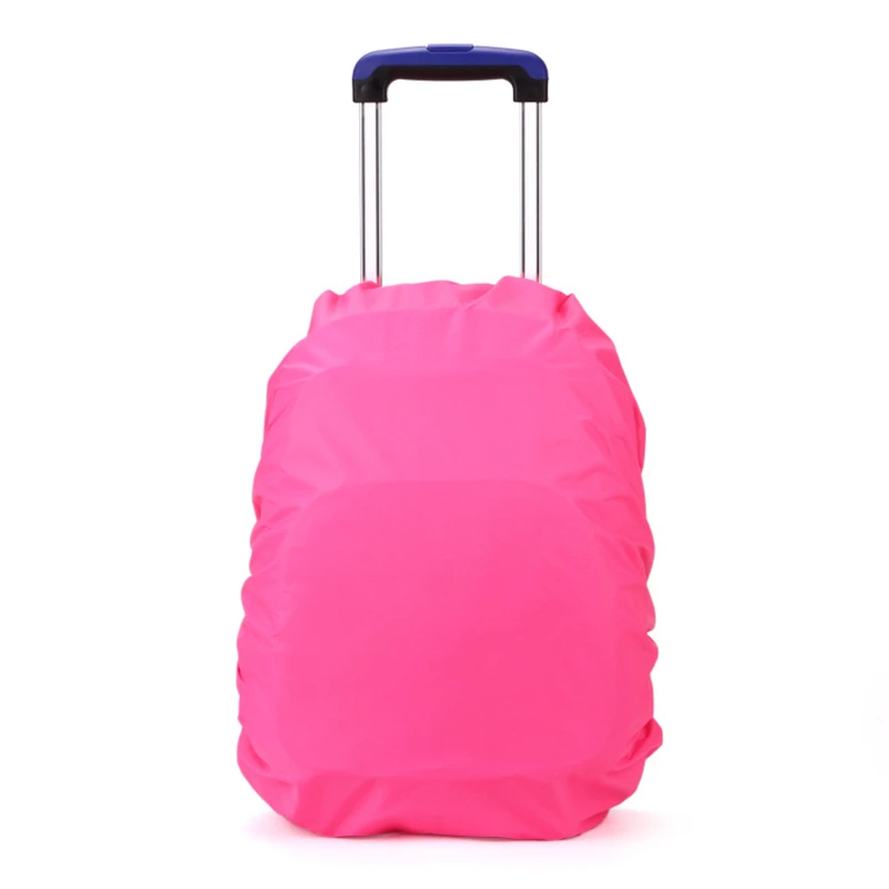 Cubierta de lluvia para mochila, bolsa impermeable de Color sólido, táctica para exteriores, Camping, senderismo, escalada, antipolvo, 20-35L