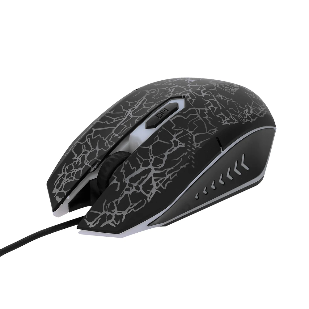 Keyboard and Mouse Combo N-Key Rollover Wired Gaming Mouse Silent Office Keyboard RGB 2400Dpi Silent Gaming Mouse Set For PC