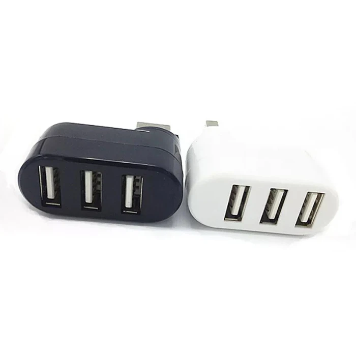 3-Порты и разъёмы USB 2,0 концентратор повернуть сплиттер Расширение Док-станция для usb-хаб для ПК Тетрадь DQ-капля