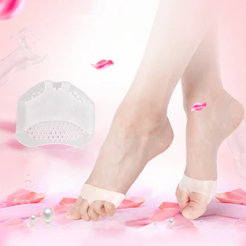 

Silicone Forefoot Metatarsal Pads Anti-slip Pain Relief Orthotics Forefoot Cushion High Heel Elastic Foot Care Tool