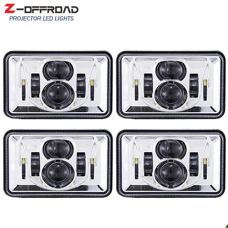 Для Kenworth T800 T400 T600 W900B W900L Classic 120/132 HK 4x6 LED фары для грузовиков проектор вождения |
