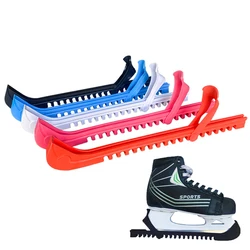 Universal 1 Pair Figure Ice Hockey Skate Shoes Ice Skate Shoes PVC Blade Protector Cover Non-slip Wear-resisting Walkable