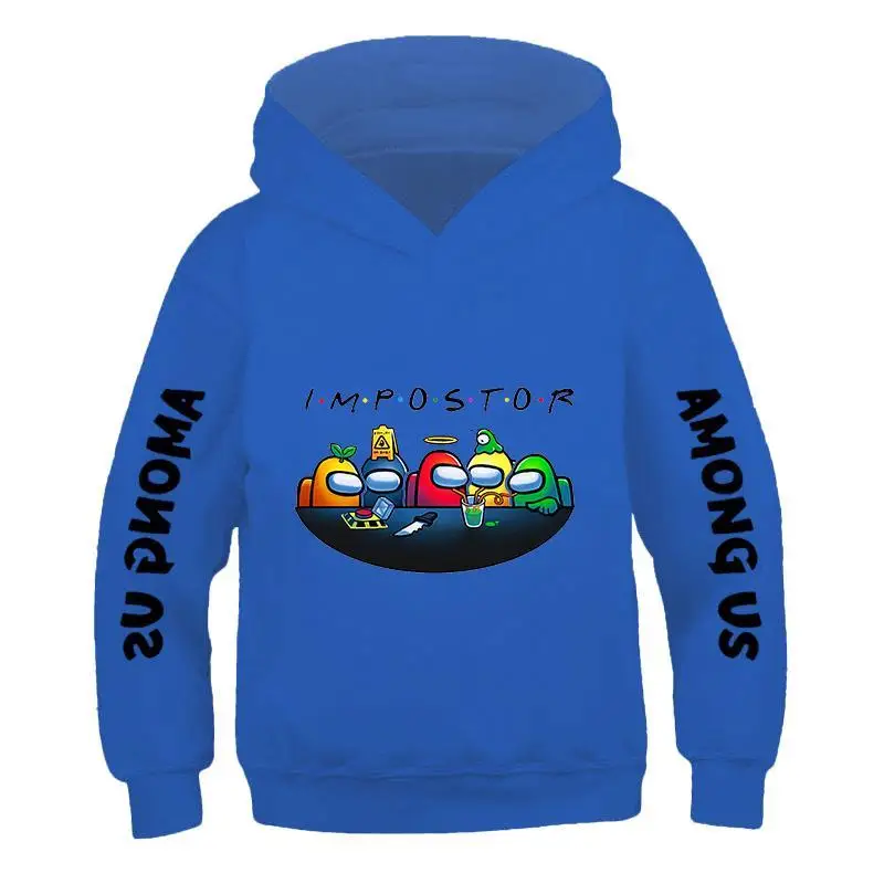Sudadera con capucha de manga larga para niños y niñas, Jersey holgado de estilo Hip Hop con dibujos animados de Harajuku Clot
