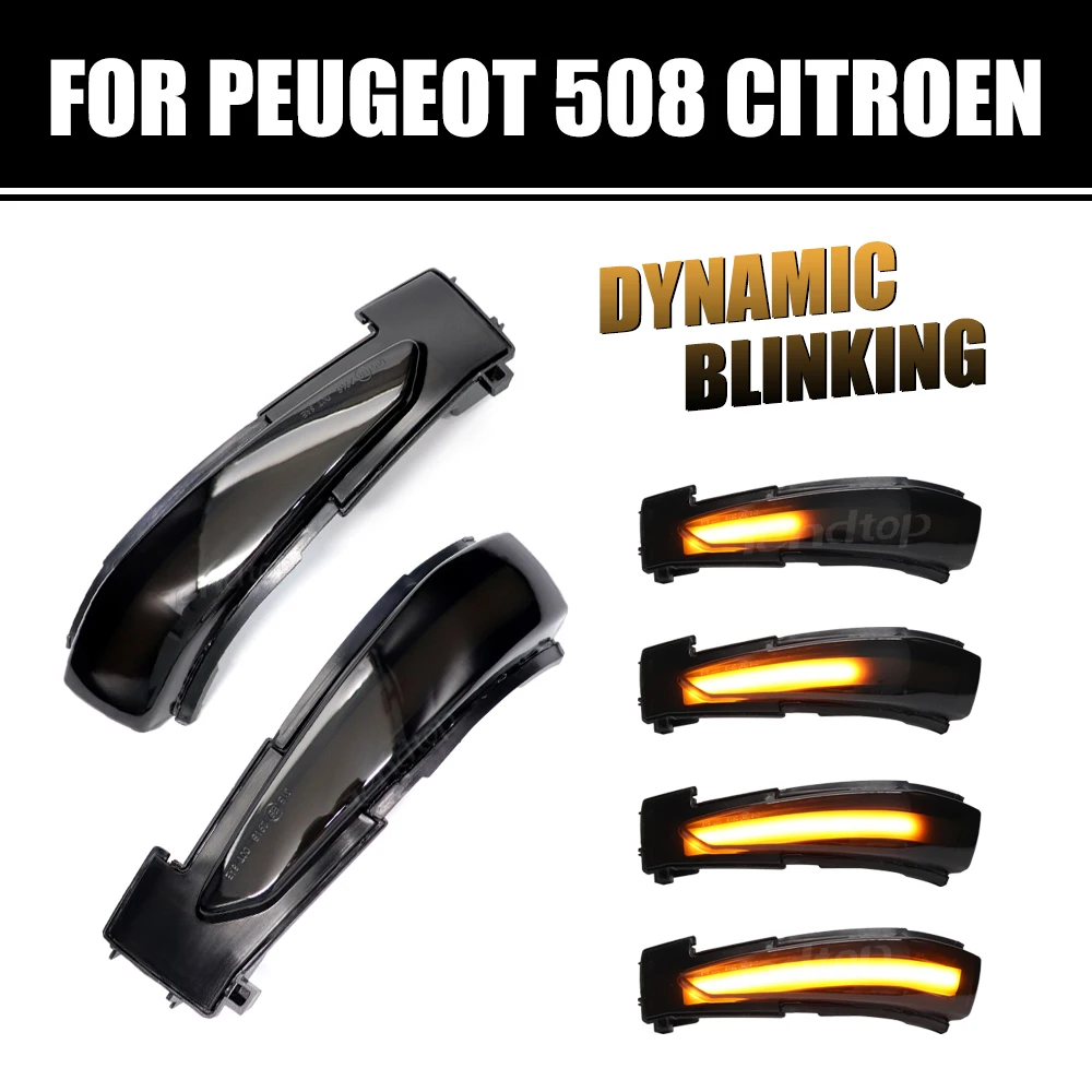 Lampade A Led Per Specchietti Retrovisori A Led Per Peugeot 508 Sw 2010-2017 Per Citroen Ds5 C4 Grand Picasso Ii 2011-2017