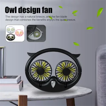 

New mini portable hanging neck sports fan Round shaped USB Charging Lazy Hanging Neck Fan for Outdoor Sport Mini Air Cooler