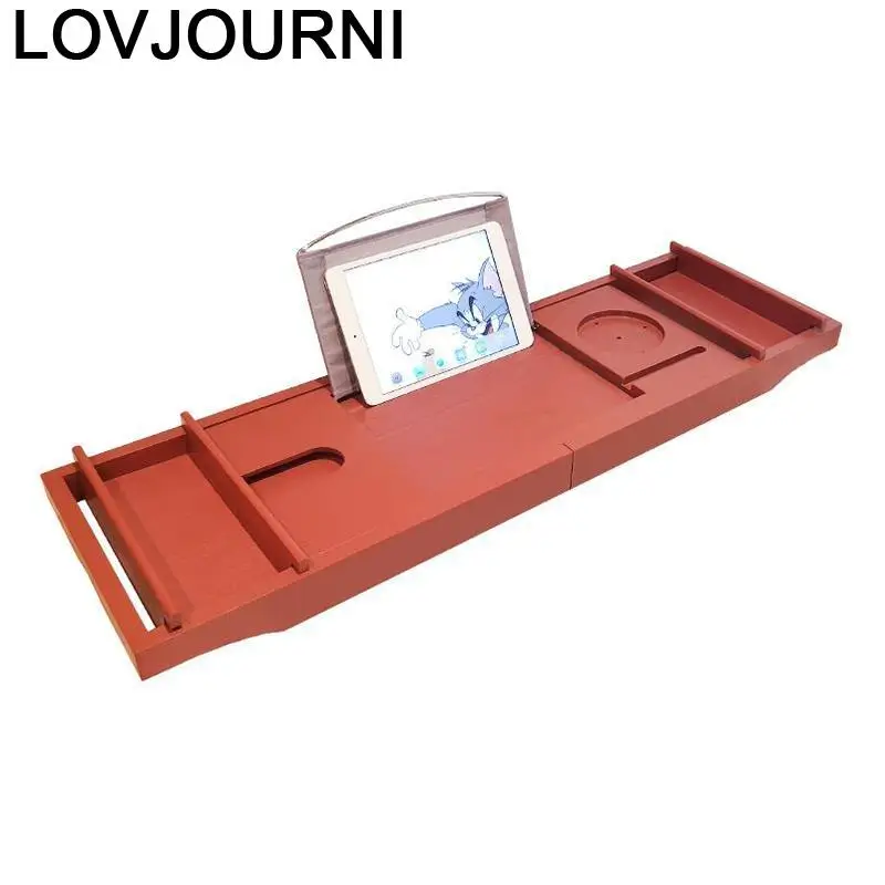 Wine Vassoi Vasca Mensola Porta Libri Book Holder Bathtub Shelf Tablette Tub Tray Plateau Accessoires Baignoire Bath Rack | Дом и сад