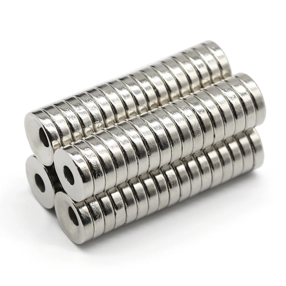 Round Magnets 10/20/50 Pcs 12x3-4 NdFeB Neodymium Magnet N35 Super Powerful Small Permanent Magnetic Disc 12x3 Hole 4