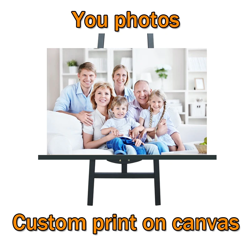

Dreamarts Waterproof Printing Photo Spray Painting Custom Canvas Print on Canvas Printing Wall Pictures Home Decoration No Frame