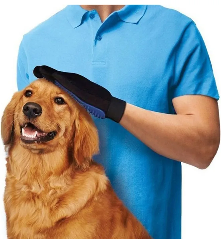 Горячая распродажа Кот щетка для домашних животных перчатка Deshedding нежный