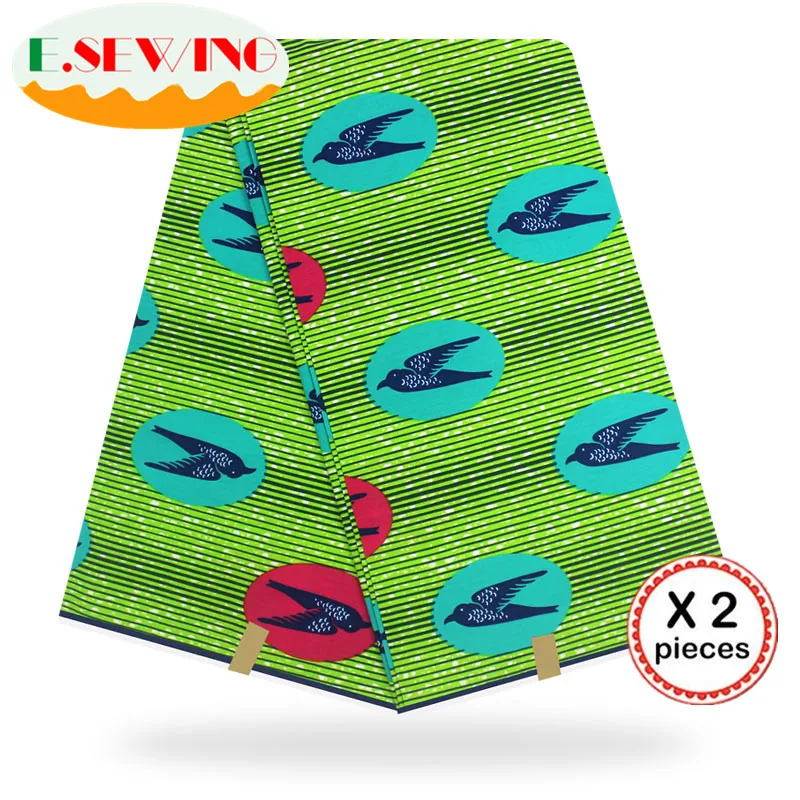 Африканская восковая ткань с принтом Анкара для шитья Анкара африканская ткань 12 ярдов нигерийская хлопковая ткань Гана для платья 81022