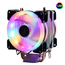 

X79 X99 Radiator 2 4 6 Silent Heat Pipe 4Pin PWM CPU Cooling Fan LGA 775 1200 1155 1356 1366 AMD3 AM4 Motherboard fan PC