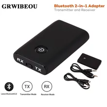 Bluetooth 5 0 Transmitter Receiver 2 in 1 Stereo Wireless Audio Adapter 3 5MM Aux Jack RCA for Car PC TV Headphone Speaker