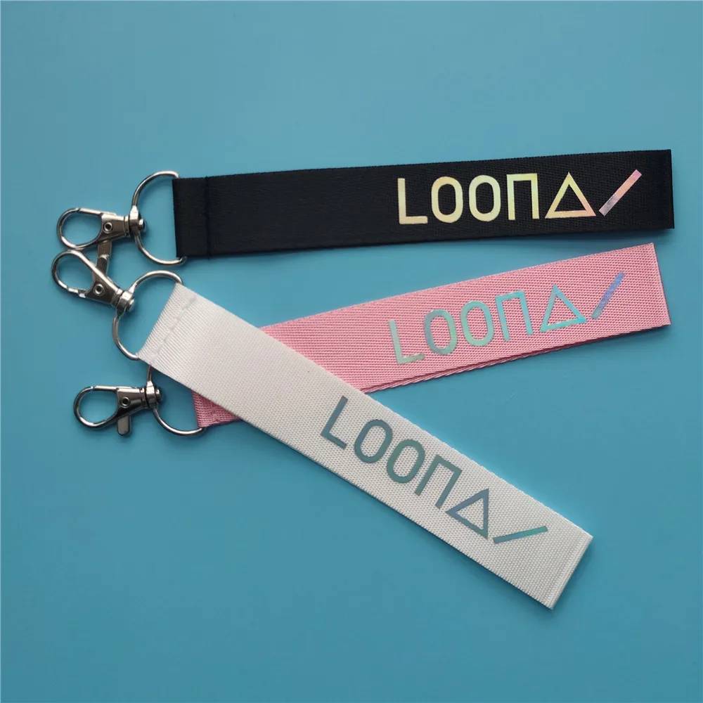 Брелок для ключей KPOP LOONA Hyun Jin Ha Одио ViVi Hee брелок мобильного телефона веревка