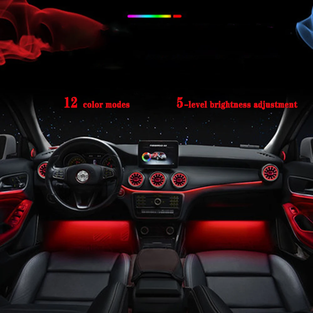 Для Mercedes-Benz GLA/CLA200/220/260 атмосферные огни модифицированные Берлинские звуковые вращающиеся высокие частоты