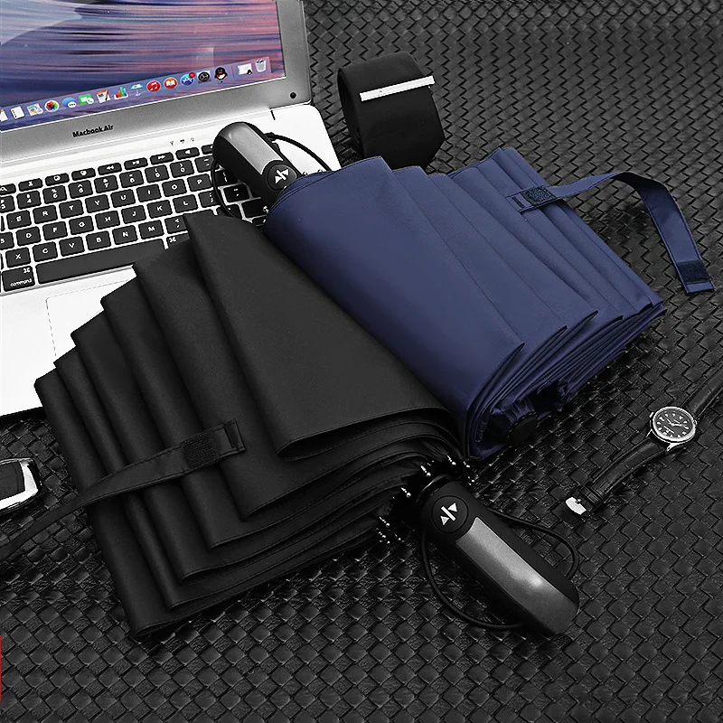 Зонт Автоматический складной с защитой от ветра и дождя для женщин мужчин зонтик