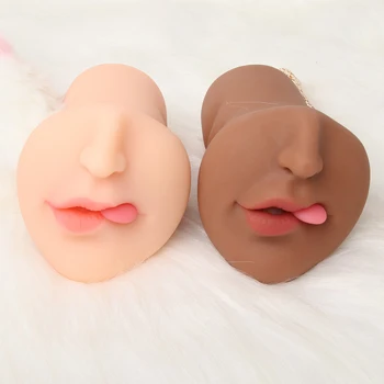 Oral Masturbator Cup Realistic Mouth For Blowjob Men Masturbation Sex Shop Artificial 3D Mouth Deep Throat Pussy Pocket Sex Toys 4