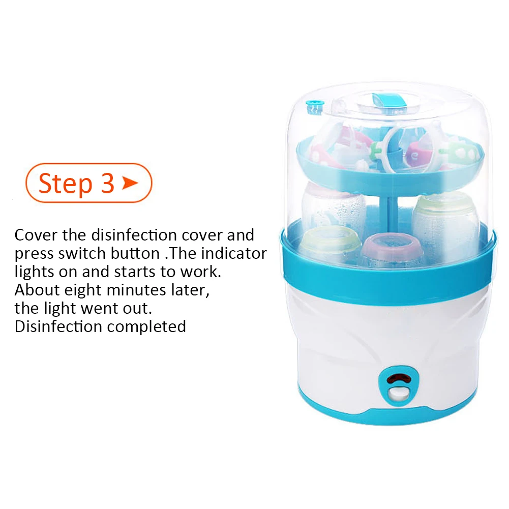 Детская Бутылочка стерилизационный горшок из нержавеющей стали Паровая варочная бутылка дезинфекционный шкаф Детская Бутылочка дезинфекционная машина