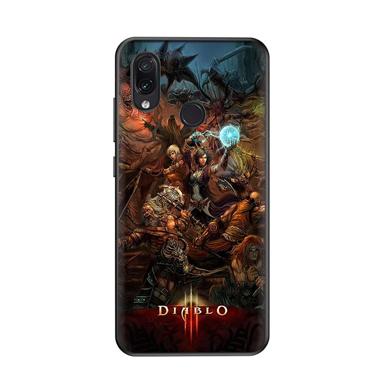 Diablo мягкий чехол для телефона Redmi 5 6 A 6 Pro S2 7 GO Note 5 6 7 Pro 4 4X 5A Prime - Цвет: B7