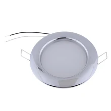 4,5 дюймов DC 24V светодиодный встраиваемый потолочный купольный светильник на колесах 4,5 W внутреннее освещение морской лодки для кемпера RV трейлера яхты(холодный белый