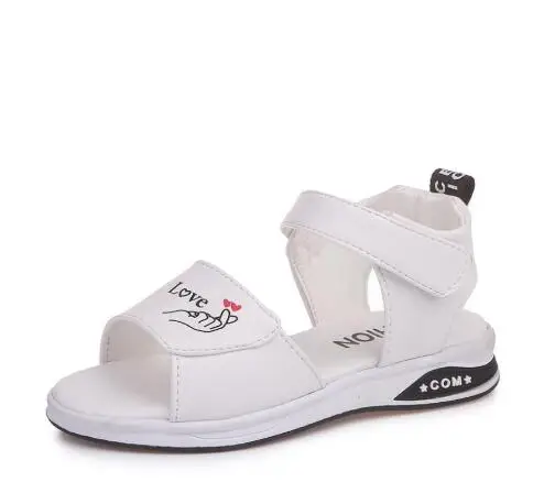 

Fashion 2020 Children Baby Sandals Girls Summer Shoes Sports Kids Beach Leather Sandals for Girls Love Princess Shoes