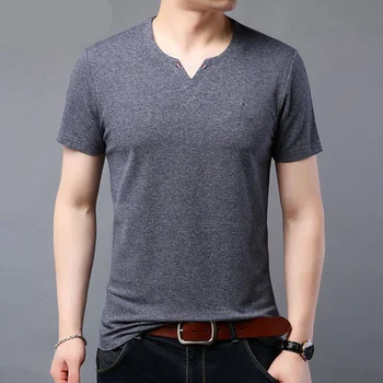 

Men's short sleeve t-shirt fashion casual clothes half sleeve 7254