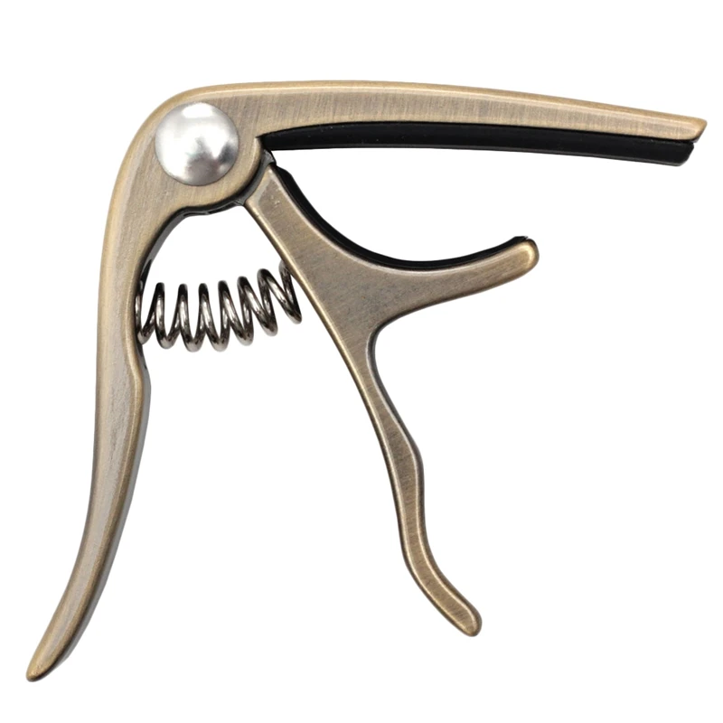 

Ukulele Capo Single-Handed Quick Change Ukulele Capo Guitar Parts And Accessories(Gold)