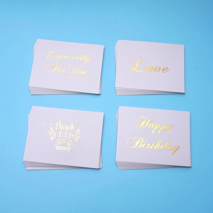 

50 pieces Personalized Fashion Paper Invitation Card Babyshower Birthday Party Wedding for Thanks Guests Gifts Favors