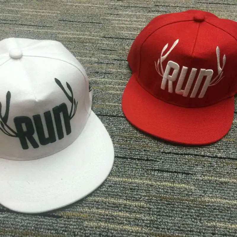 

RUN Letter Embroidery Hat Baseball Cap Men and Women Sun Hat Spring Summer Autumn Cap Fashion Young Hat