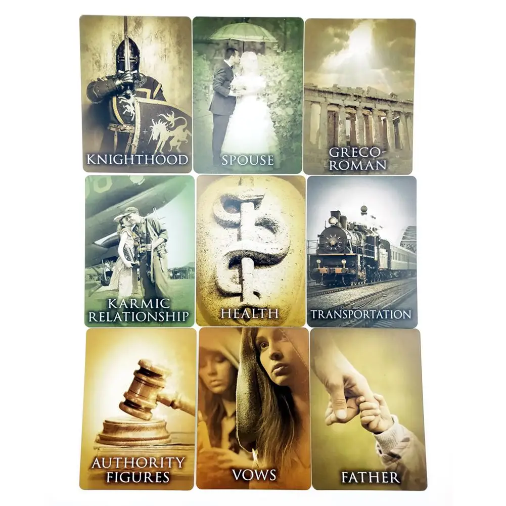 Past Life Oracle Cards Tarot Cards Deck Table Board Games Card For Family Party Playing Card Game Entertainment Gift