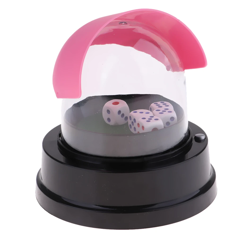 Electric Lucky Number Picking Machine Lottery Bingo Game Shake Lucky Dices
