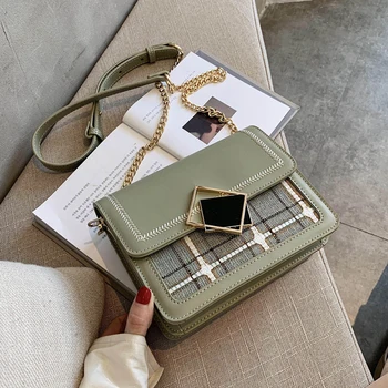 

Lattice Stitching Design PU Leather Mini Shoulder Bags For Women 2020 Summer Crossbody Bags Lady Travel Purses And Handbags Sac