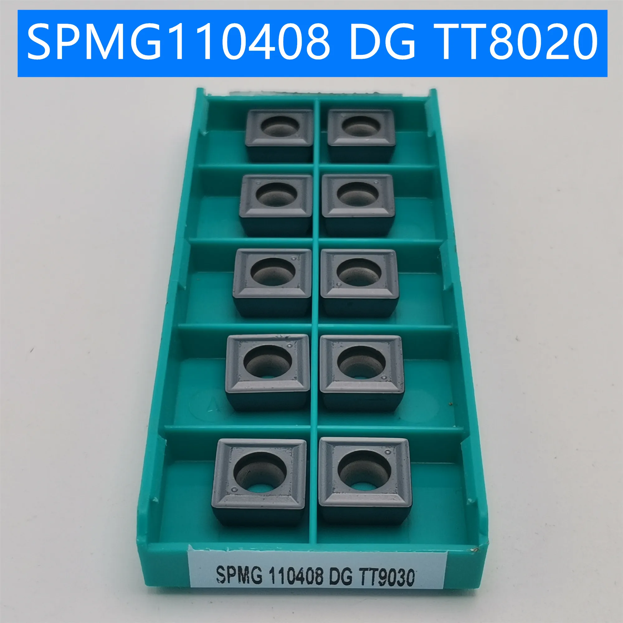 10 шт. SPMG110408 DG TT9030 поворотные твердосплавные вставки инструмент токарный фреза режущий инструмент для ЧПУ слот для резки