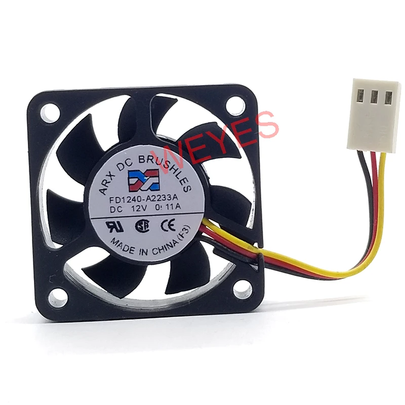Новый бренд для ARX FD1240 A2233A DC 12V 0.11A 40x40x10 мм 3 провод Сервер площади