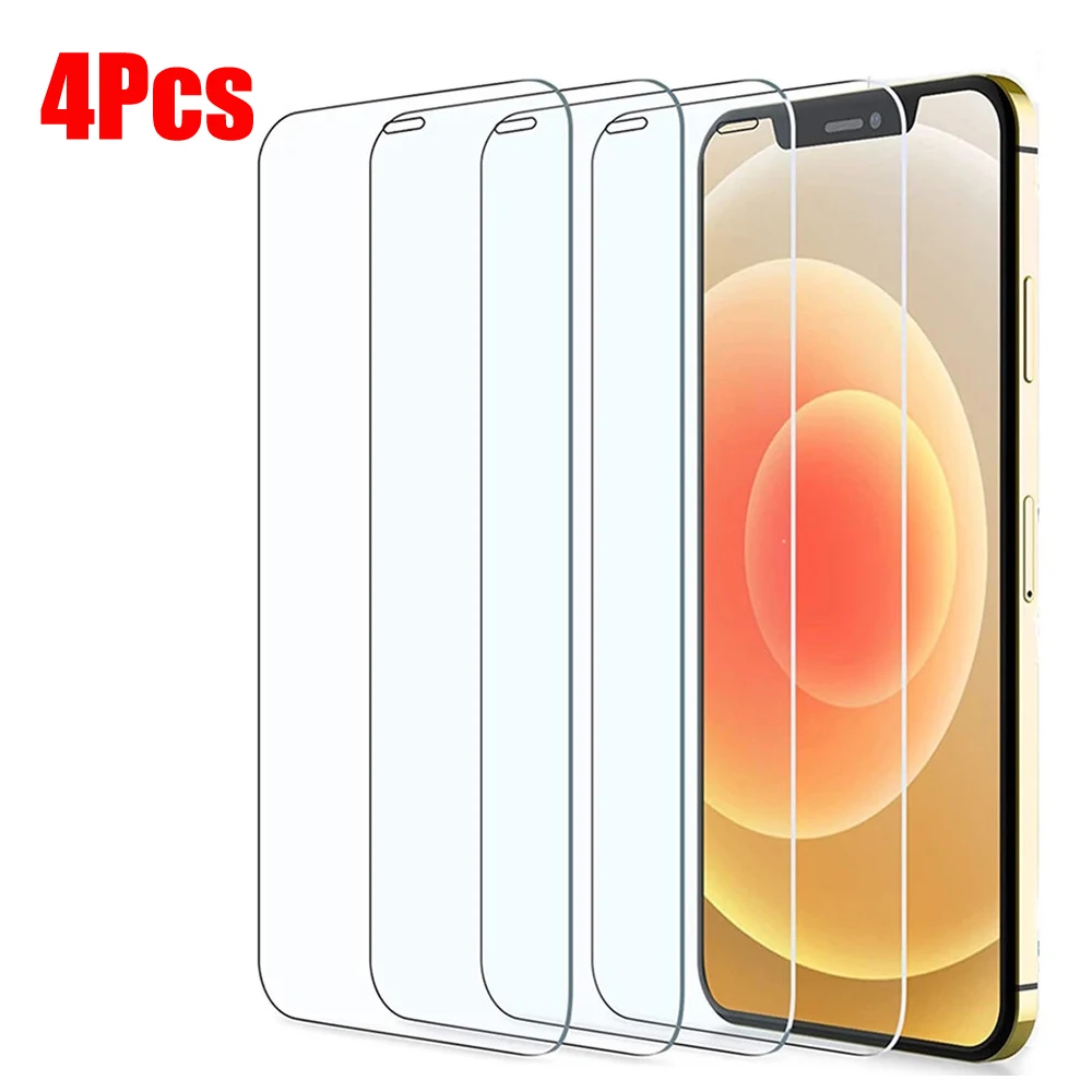 Закаленное стекло для iPhone XR X XS 11 12 Pro Max 12mini защитная пленка экрана 6 6s 7 8 Plus 5 5s SE 2020 4