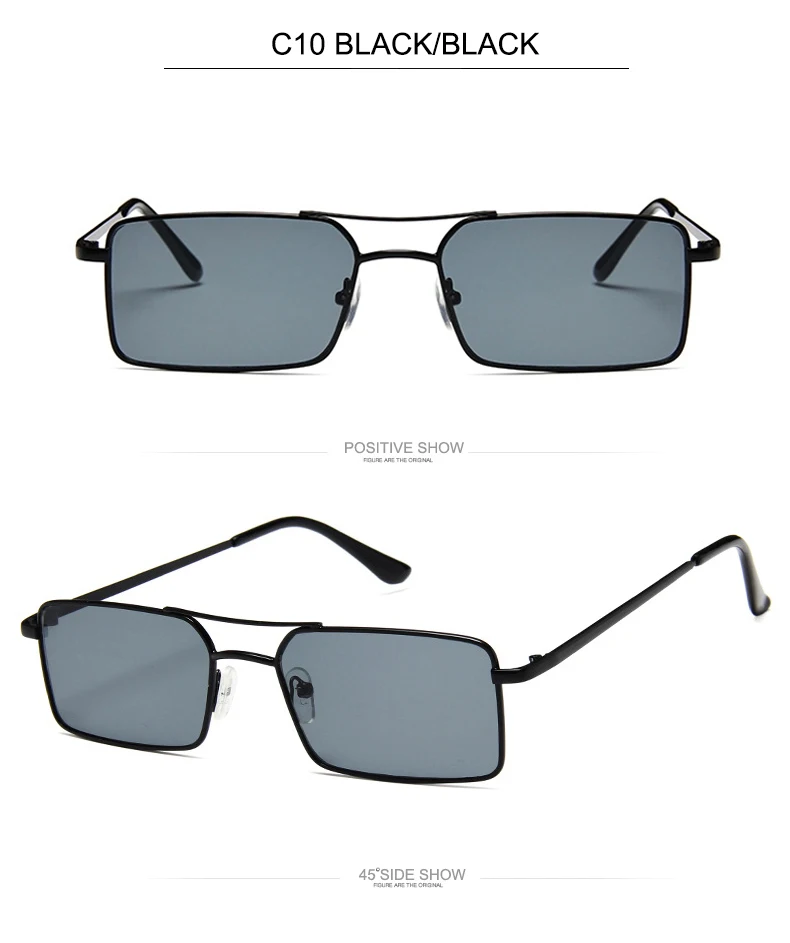 OEC CPO Vintage Square Metal Steampunk Sunglass Women Brand Designer Metal Punk Sun Glasses Driving Men Oculos De Sol O156