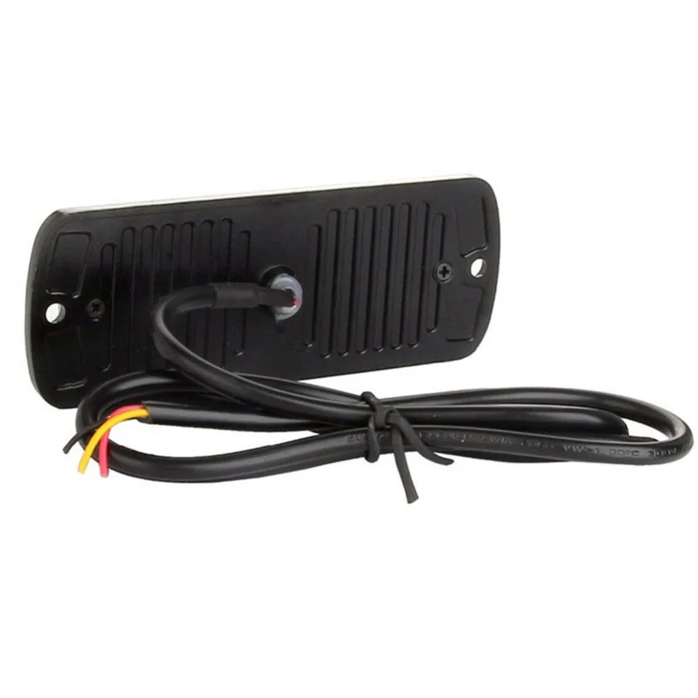 10 шт 12 V-24 V 36W 12LED Янтарный автомобиль Грузовик аварийный Маяк Предупреждение опасности со стробоскопической вспышкой для днища поворота светильник бар