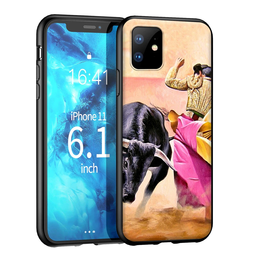 Силиконовый мягкий чехол YIMAOC для iPhone 12 Mini 11 Pro XS Max XR X 8 7 6 6S Plus 5 5S SE|Бамперы| |
