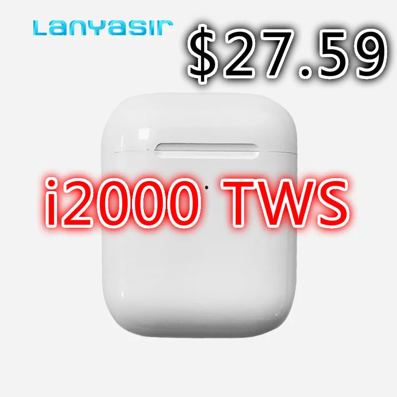 Lanyasir i2000 TWS Беспроводной наушники 8D супер басовая гарнитура 1536U Топ чип PK i500 TWS i500 TWS i60 i800 i1000 TWS i2000 TWS