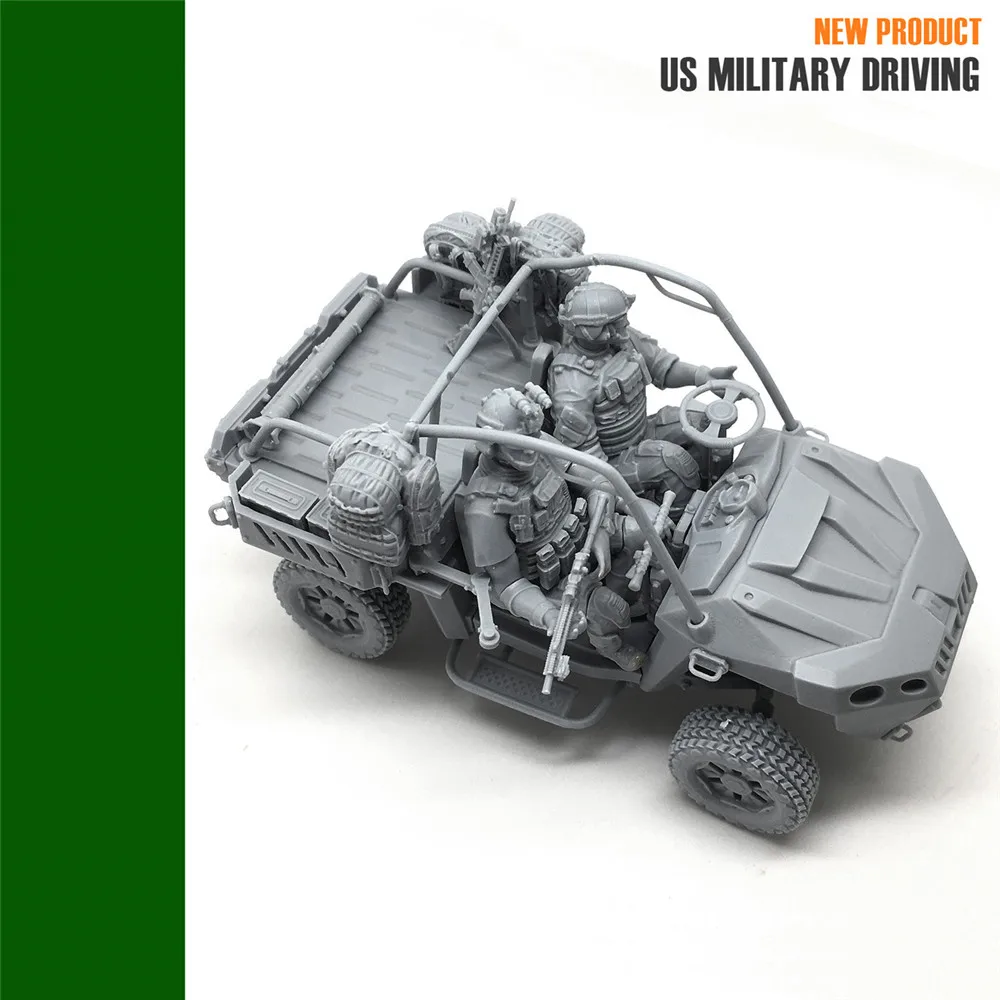 США супер военные легковые автомобили и уплотнения полимерная фигурка 1/35