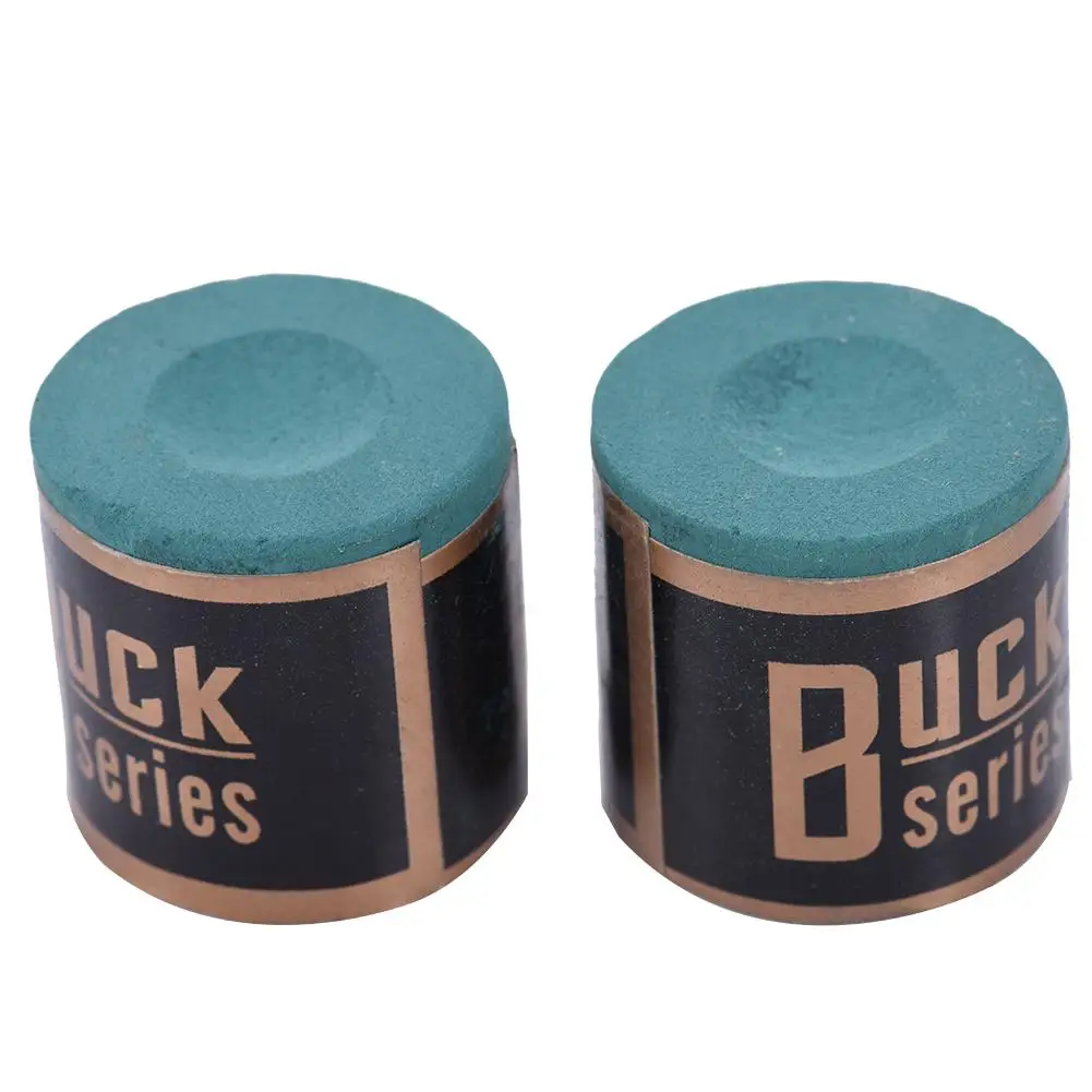 2pcs/set Billiard Chalks Pool Cue Stick Snooker Accessories Easy Powder 4 Colors 
