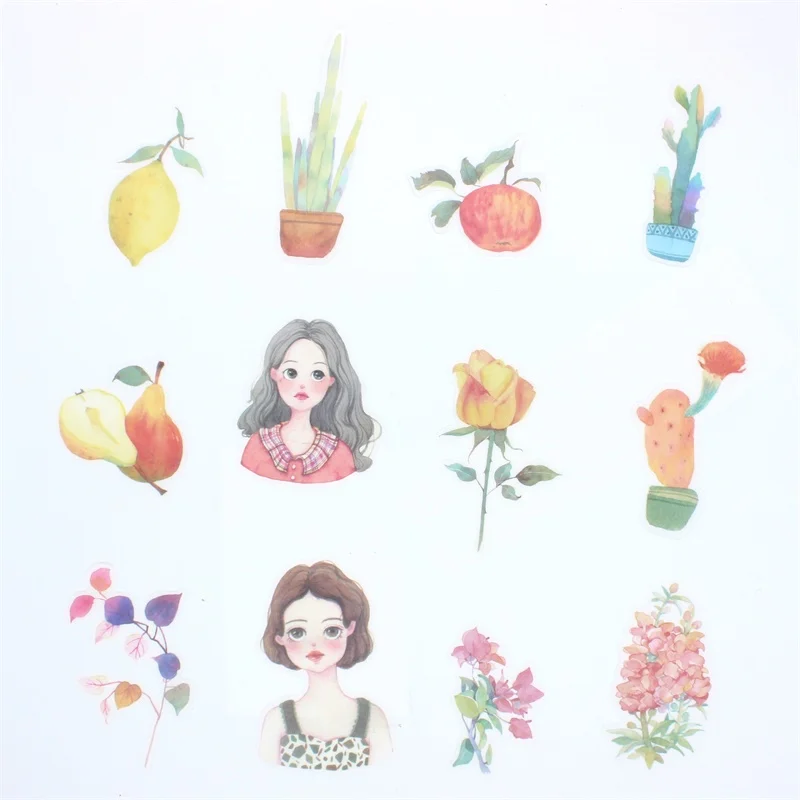 KSCRAFT 60 шт акварельные наклейки для скрапбукинга Happy planner/Cardmaking/journing Project