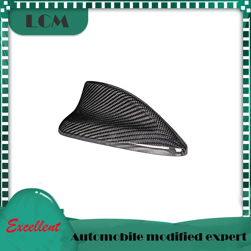 

2016+ Add On Style For BMW F15 F16 F20 F21 F26 F45 F46 F48 F49 F85 F86 F96 Shark Fin Shape Real Dry Carbon Fiber Antenna Cover