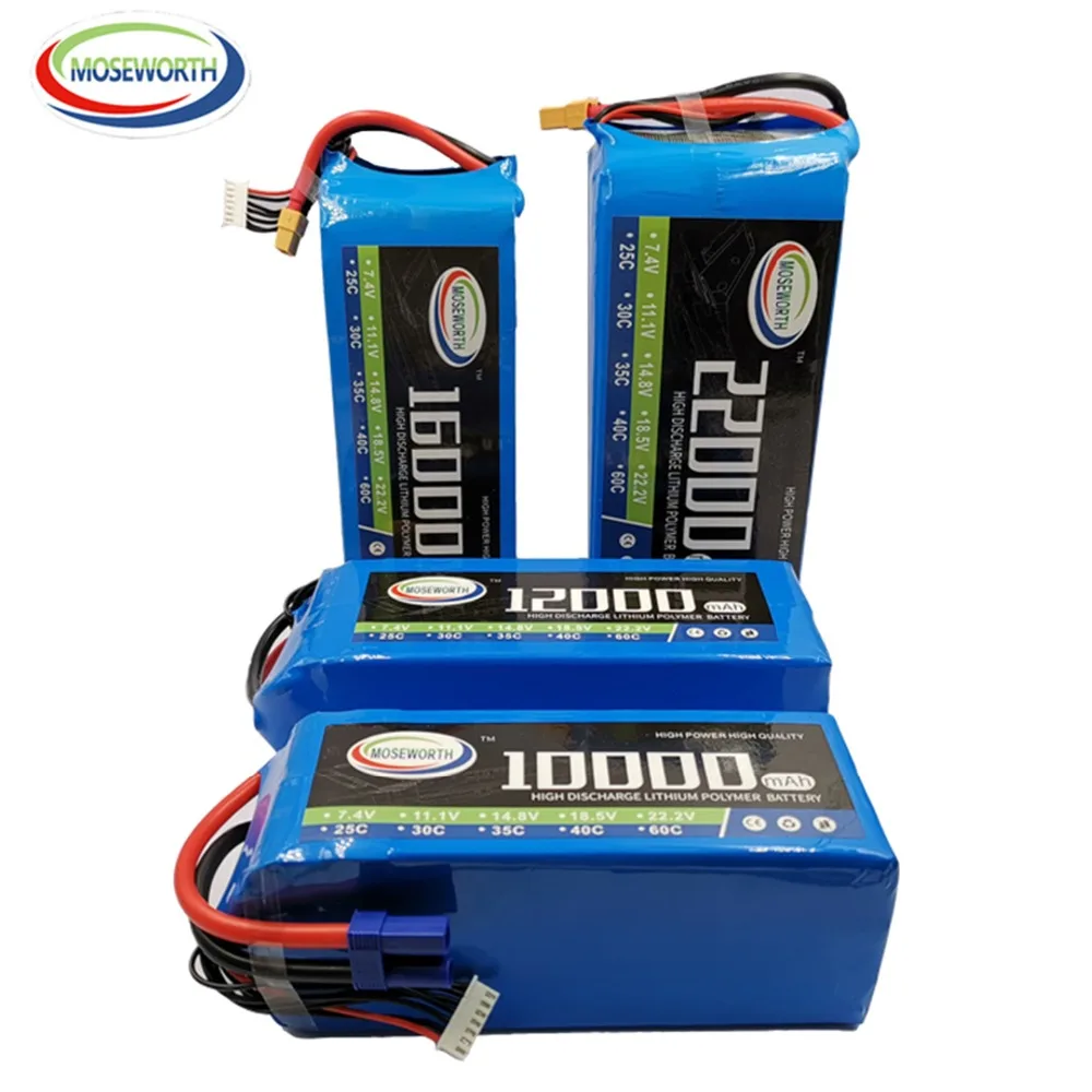 5s 18,5 V 22000mAh 30C литий-полимерные аккумуляторы для радиоуправляемого дрона вертолета квадрокоптера самолета автомобиля 5s 22Ah литий-полимерный аккумулятор MOSWORTH