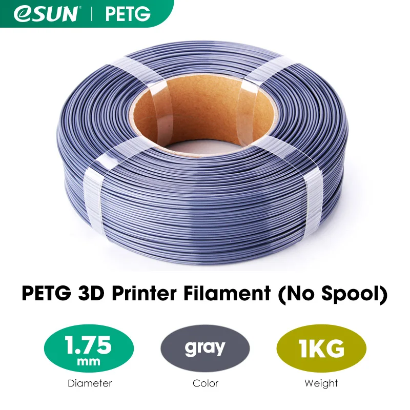 eSUN 3D Filament Reusable Spool Refill Transparent 3D Printing Removable Filament Spool For 1KG PLA PETG Spooless Refilament abs pla petg 3D Printing Materials