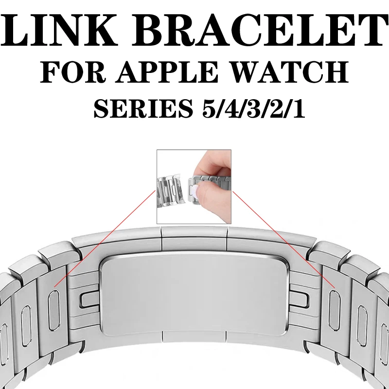 Gen.6 сопутствующий браслет, ремешок для apple watch band 44 мм 40 мм, 42 мм, 38 мм, версия наручных часов iwatch, ремешок apple watch 5/4/3/2/1 браслет из нержавеющей стали