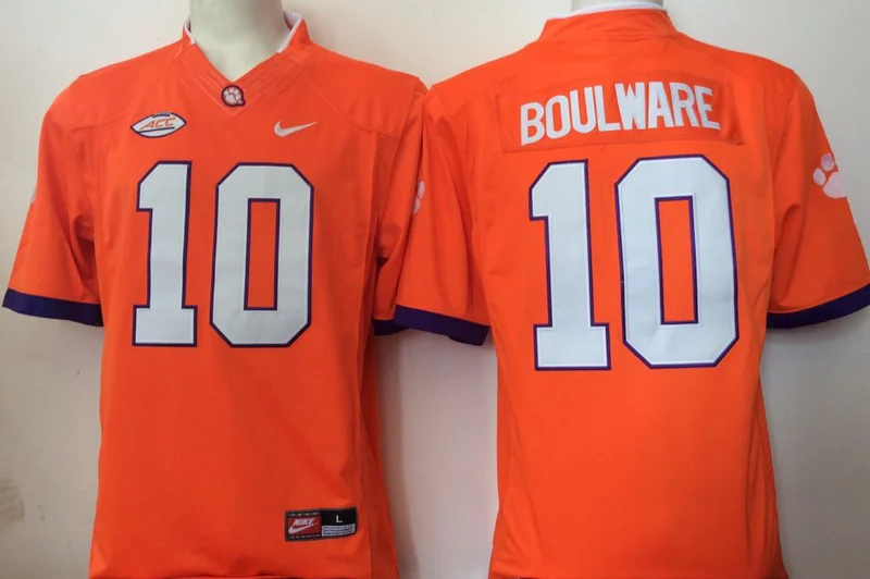 Красный Clemson Tigers, Stitiched, DeShaun Watson, Sammy Watkins, Wayne Gallman II, Artavis Scott Ben Boulware для мужской Джерси - Цвет: Красный